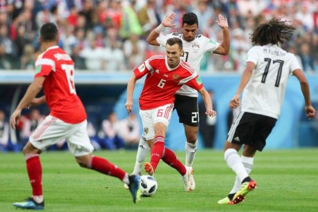 Россия впервые вышла в плей-офф Чемпионата мира по футболу