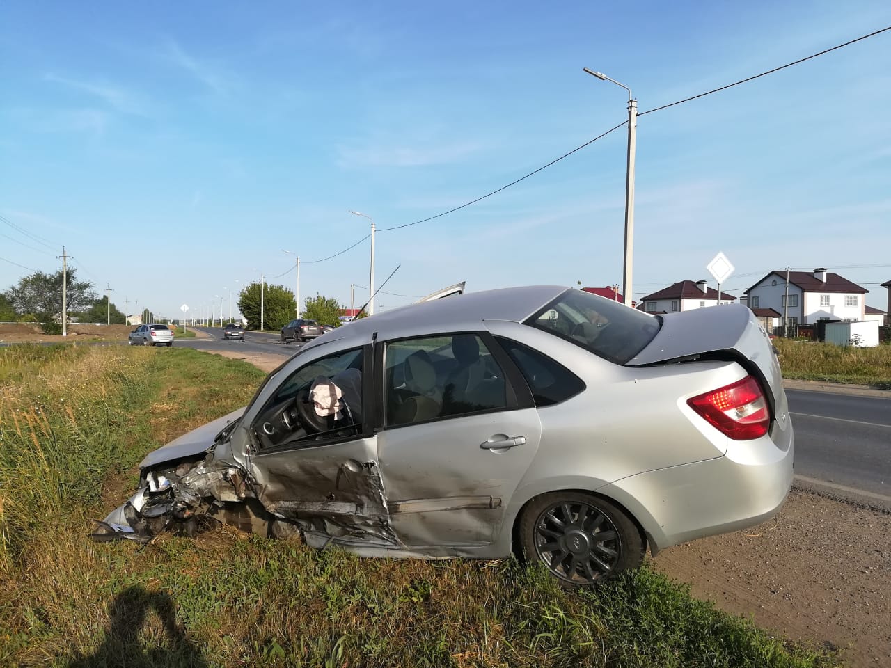 В Тольятти в аварии трех авто пострадал человек