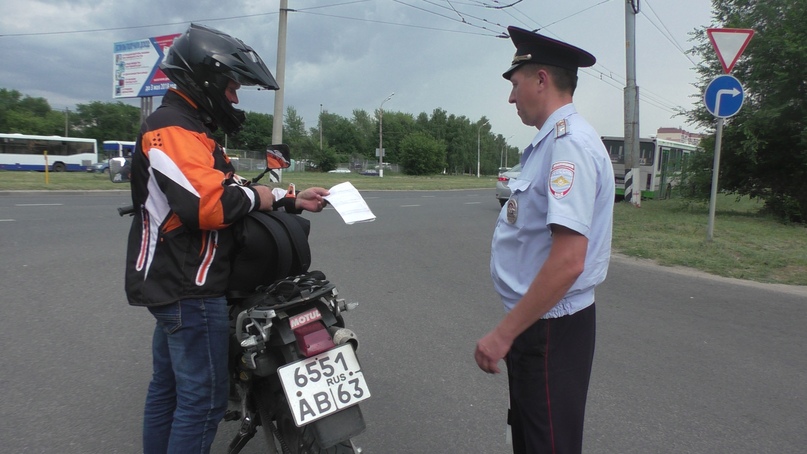 Мотоциклисты Тольятти продолжают нарушать ПДД