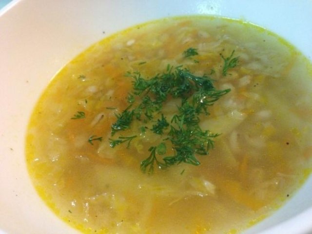 Капустный суп для похудения рецепт